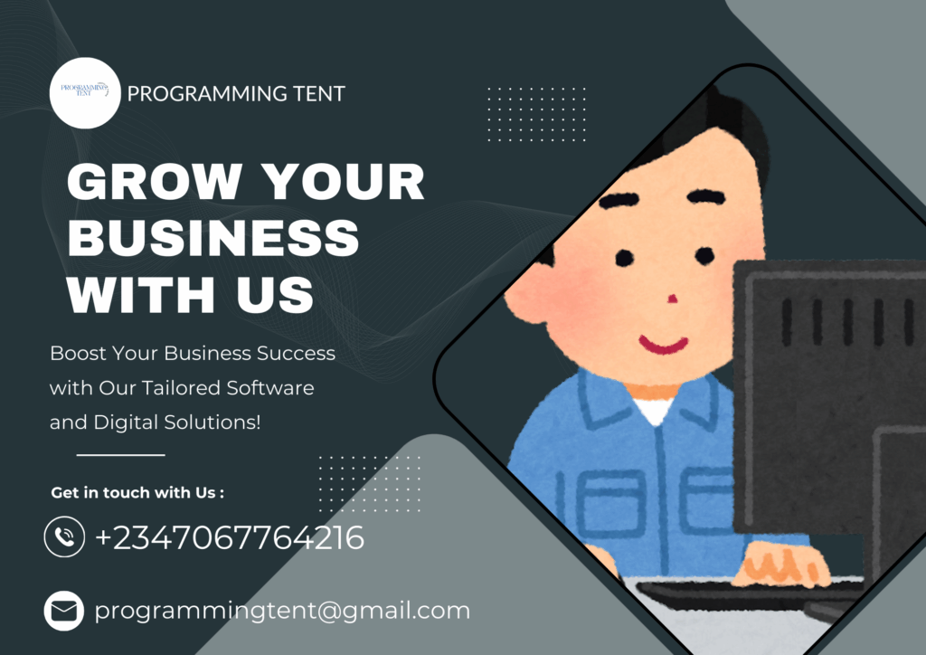 programming tent flyers